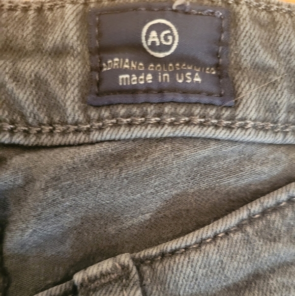 AG Adriano Goldschmeid The Legging Gray/Black Denim Jeans Size 27 - Picture 4 of 5